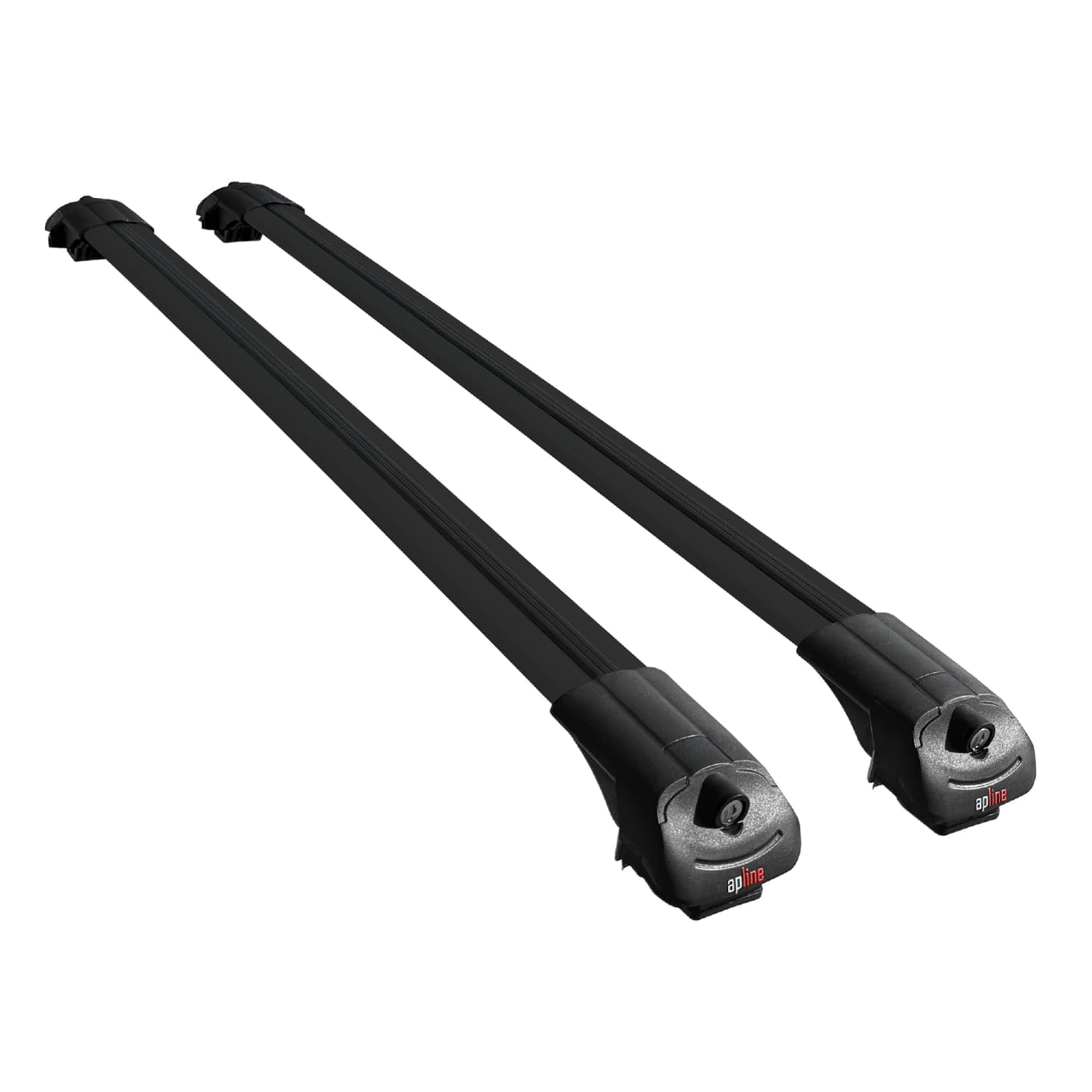 Basic Model Roof Rack Cross Bars For Skoda Octavia 2 (2004-2013) - Grey Aluminum, 75kg Load Limit