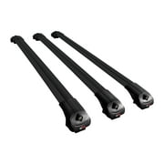 Compatible with Subaru Crosstrek GT 2018-2023 ACE-1 Model Car Roof Rack Cross Bar Black Aluminium 3 Bars