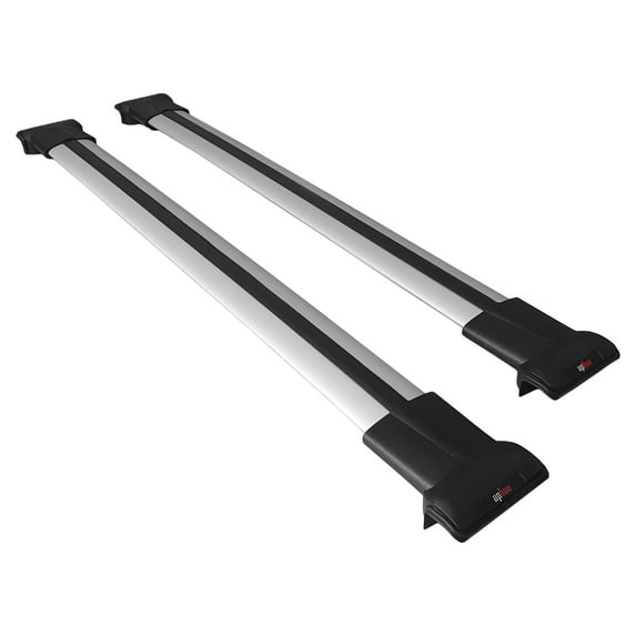 Compatible with Subaru Forester (Raised Roof) 2024-2025 FLY Model Car Roof Rack Cross Bar Grey Aluminium 2 Bars
