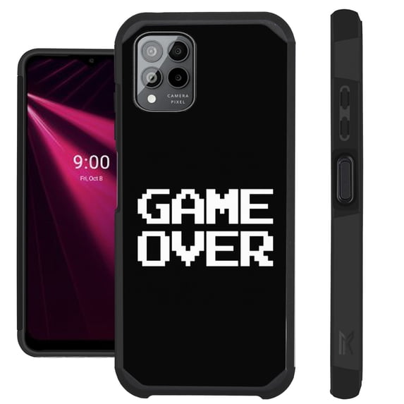 Compatible with T-Mobile REVVL 6 Pro 5G | REVVL 6X Pro 5G; Hybrid Fusion Guard Phone Case Cover (Game Over)