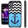 thumbnail image 1 of Compatible with TCL ION X 4G | TCL ION V | TCL 40 Z (2023); Hybrid Fusion Guard Phone Case Cover (Anchor Wave), 1 of 2