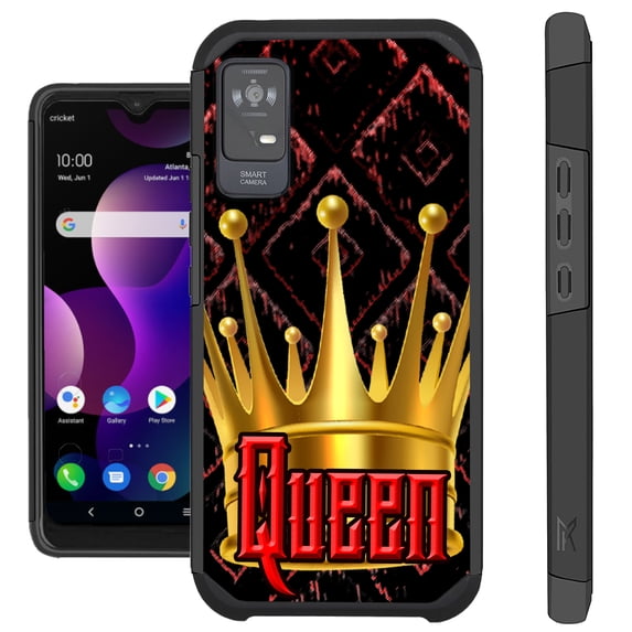 Compatible with TCL ION X 4G | TCL ION V | TCL 40 Z (2023); Hybrid Fusion Guard Phone Case Cover (Dark Queen)