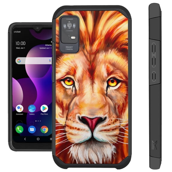 Compatible with TCL ION X 4G | TCL ION V | TCL 40 Z (2023); Hybrid Fusion Guard Phone Case Cover ( Lion )