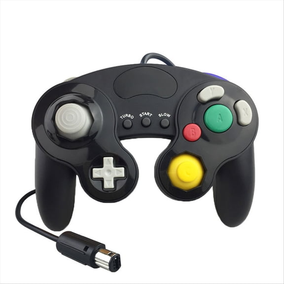 Compatible with Wii/NGC Wired Gamepad, for GameCube Game Controllers-Black