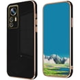 thumbnail image 1 of Compatible with Xiaomi 12T Pro Case Silicone Shockproof Xiaomi 12T Pro Phone Case Anti-Scratch Ultra Thin Plating TPU Cases (Xiaomi 12T Pro, Black), 1 of 7