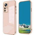 thumbnail image 1 of Compatible with Xiaomi 12T Pro Case Silicone Shockproof Xiaomi 12T Pro Phone Case Anti-Scratch Ultra Thin Plating TPU Cases (Xiaomi 12T Pro, Pink), 1 of 13