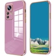 thumbnail image 1 of Compatible with Xiaomi 12T Pro Case Silicone Shockproof Xiaomi 12T Pro Phone Case Anti-Scratch Ultra Thin Plating TPU Cases (Xiaomi 12T Pro, Purple), 1 of 13