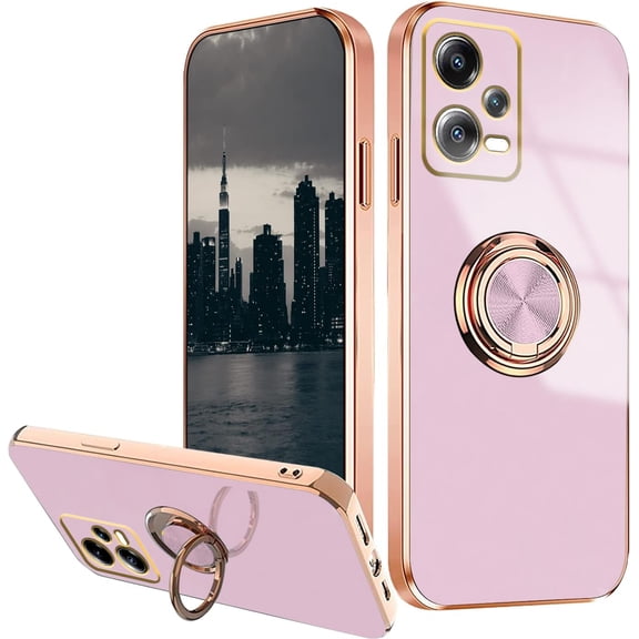 Compatible with Xiaomi Redmi Note 12 Pro Plus Case Silicone, Purple, Magnetic, Shockproof, Luxury Slim Cover