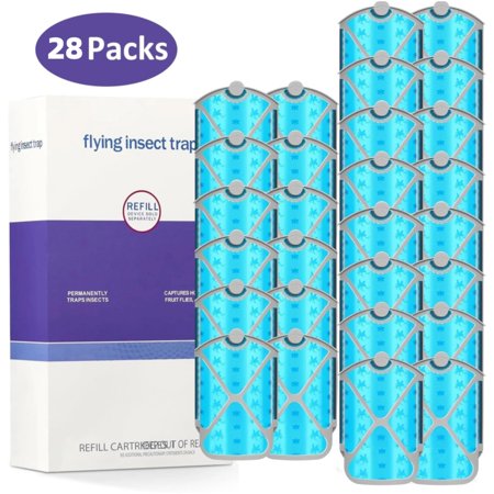 Compatible with ZEVO M364 FLYM364 Insect Trap Refills - 28 Pack for Mosquitoes, Gnats, Fruit Flies