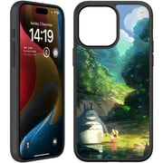 Compatible with iPhone 11 (6.1 inch) Phone Case ,hard (PC) back and soft (TPU) side-My Neighbor Totoro 6AT2377
