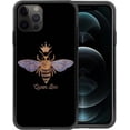 thumbnail image 1 of Compatible with iPhone 11 Case,Pattern Design Hard PC Back Cover Non-Slip Soft TPU Protective Case for iPhone 11 for Women 6.1inch-Queen Bee, 1 of 5
