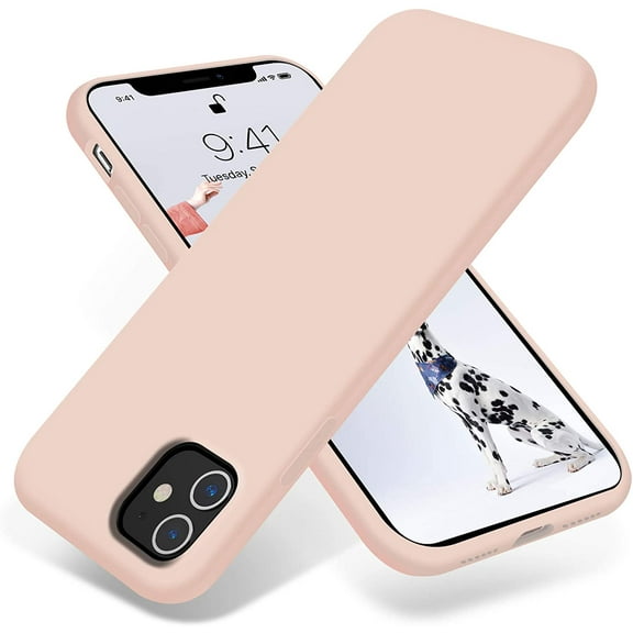 Compatible with iPhone 11 Case,Ultra Slim Fit iPhone Case Liquid Silicone Gel Cover with Full Body Protection Anti-Scratch Shockproof Case (Pink)