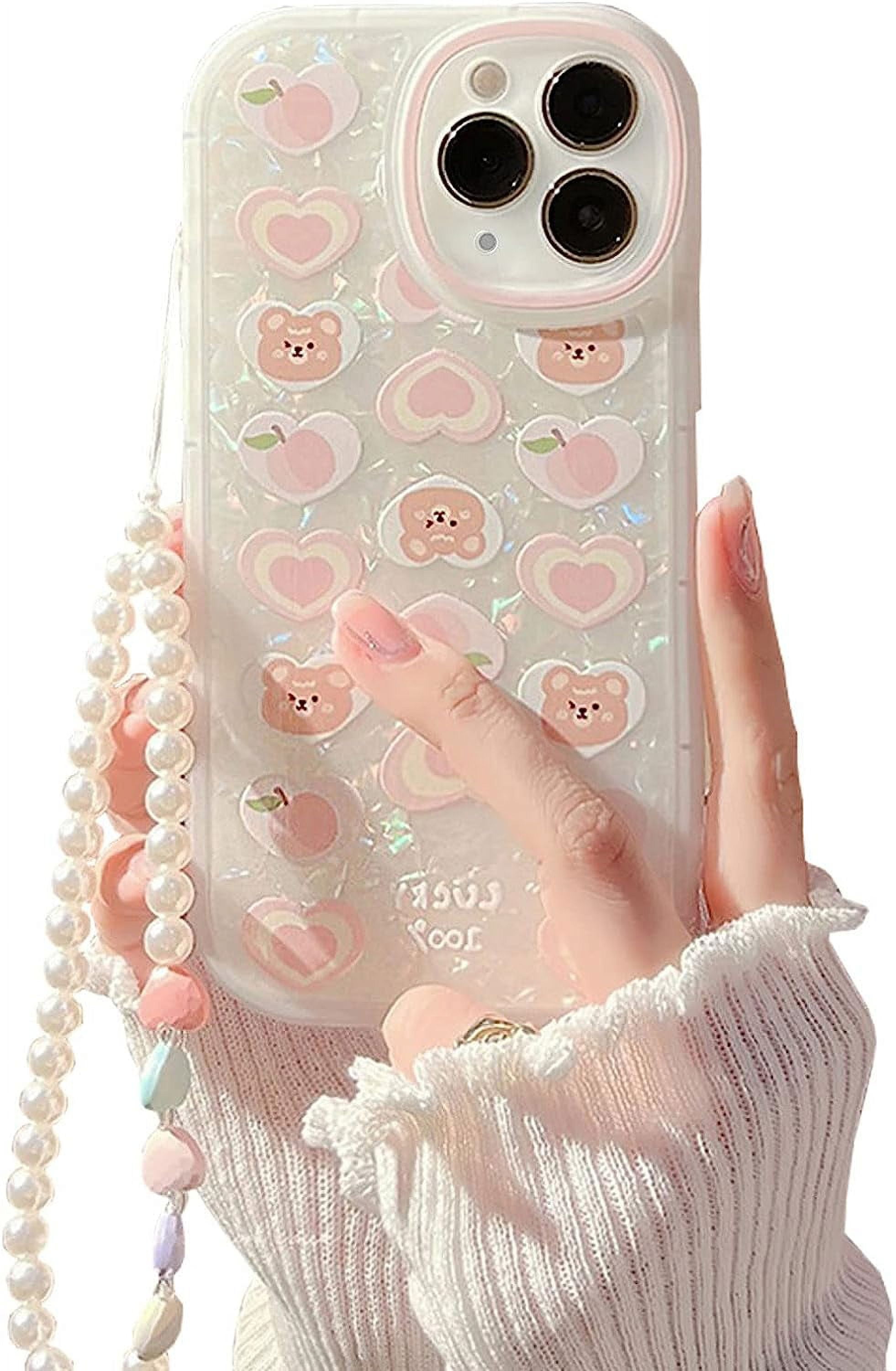 Compatible with iPhone Xs Max Case with Phone Charm/Chain