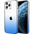 thumbnail image 1 of Compatible with iPhone 11 Pro Max Case Clear, Transparent Soft Shockproof Protective Slim Thin Bumper Cover Phone Case, Gradient Blue, 1 of 15