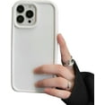 thumbnail image 1 of Compatible with iPhone 11 Pro Max for Women/Girls, Candy Color Silicone Matte Shockproof Soft Bumper Phone Cases for iPhone 11 Pro Max, White, 1 of 7