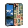 thumbnail image 1 of Compatible with iPhone 11 Pro Phone Case, Vintage-stamp-collection-designs-5 Case Silicone Protective for Teen Girl Boy Case for iPhone 11 Pro, 1 of 1