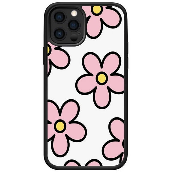 Compatible with iPhone 11 Pro case Soft TPU Glossy Flower Pattern Phone Case for Women and Girls