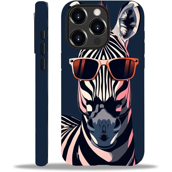 Compatible with iPhone 12 Pro Case, Zebras are So Cool 12 Pro 2 in 1 Silicone Mixed Hard Pc Case, Durable Shock-Proof Protection Pattern Design