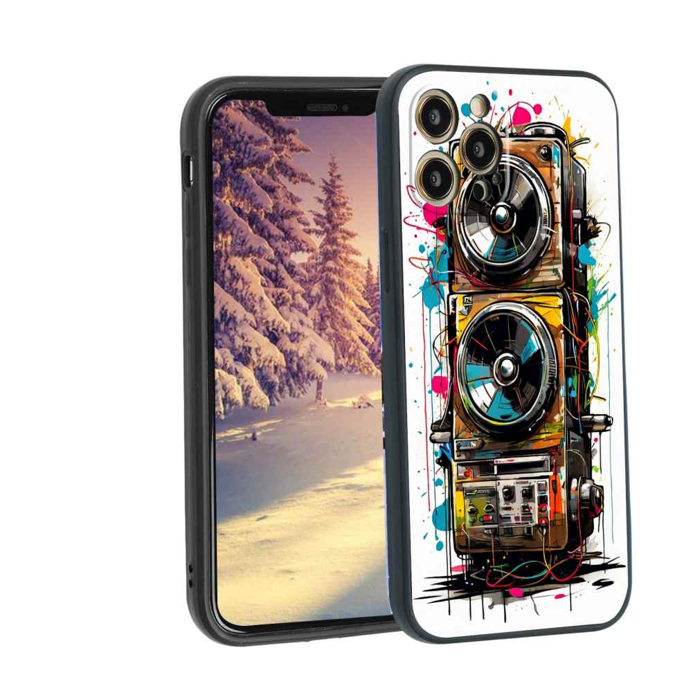 Compatible with iPhone 12 Pro Max Phone Case, telegraphone Case