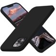 thumbnail image 1 of Compatible with iPhone 12 Pro Max case, Silicone Ultra Slim Shockproof Phone Case with [Soft Anti-Scratch Microfiber Lining], 6.7 inch, Black, 1 of 13