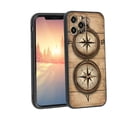 thumbnail image 1 of Compatible with iPhone 12 Pro Phone Case, Rustic-compass-directions-4 Case Silicone Protective for Teen Girl Boy Case for iPhone 12 Pro, 1 of 1
