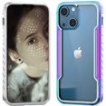 thumbnail image 1 of Compatible with iPhone 13 Case, 2 in 1 Heavy Duty [Military Grade] Shockproof Drop Protection Case Compatible with iPhone 13 6.1 inch, Multicolor, 1 of 8