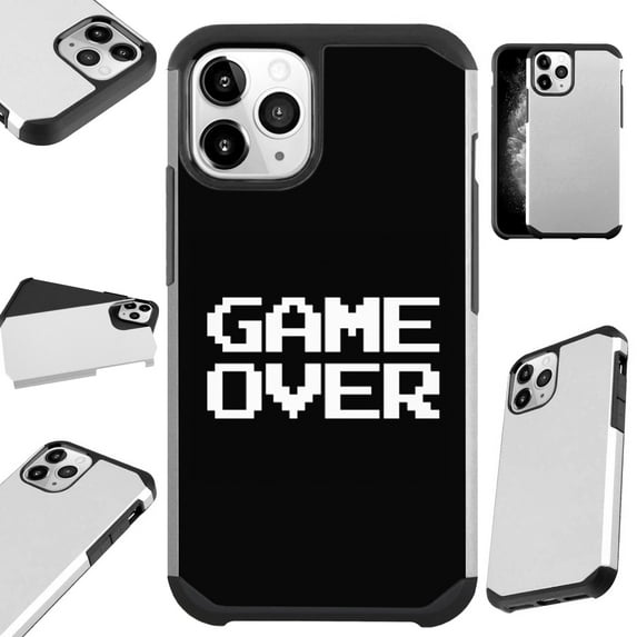 Compatible with iPhone 13 Mini Hybrid Fusion Guard Phone Case Cover (Game Over)