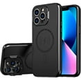thumbnail image 1 of Compatible with iPhone 13 Pro Magnetic Case, Full Camera Lens Protective Military Shockproof Phone Case Cover for iPhone 13 Pro 6.1 Inch (Black), 1 of 7