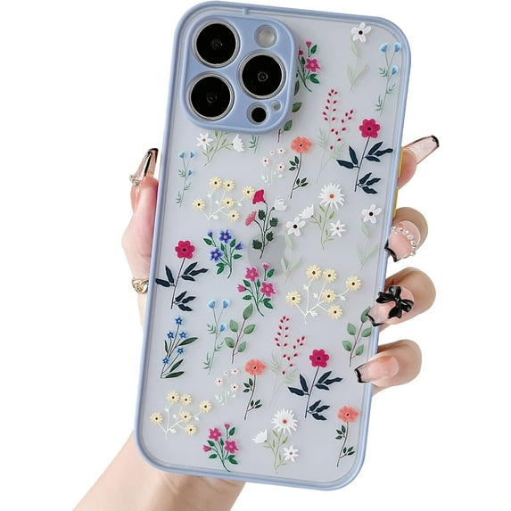 Compatible with iPhone 13 Pro Max Luxury Case (Floral)