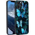 Compatible with iPhone 13 Pro Max Phone Case, bluebutterflies12 Case