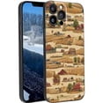 thumbnail image 1 of Compatible with iPhone 13 Pro Phone Case, Rustic-farmland-harvest-patterns-6 Case Silicone Protective for Teen Girl Boy Case for iPhone 13 Pro, 1 of 1