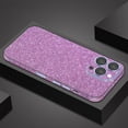 thumbnail image 1 of Compatible with iPhone 14 Bling Glitter Sticker Skin Wraps Shiny Sparkle Cute for Women Girls Girly Luxury Sticker 2 Pack Purple, 1 of 8
