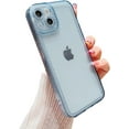 thumbnail image 1 of Compatible with iPhone 14 Plus 6.7 inch Case，Glitter Bling Cute Clear for Women Girls Case Soft TPU Silicone Shockproof Case  for iPhone 14 Plus-Blue, 1 of 8