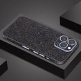 thumbnail image 1 of Compatible with iPhone 14 Plus Bling Glitter Sticker Skin Wraps Shiny Sparkle Cute for Women Girls Girly Luxury Sticker 2 Pack Black, 1 of 8