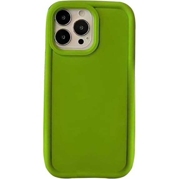 Compatible with iPhone 14 Plus for Women/Girls, Candy Color Silicone Matte Shockproof Soft Bumper Phone Cases for iPhone 14 Plus, Green