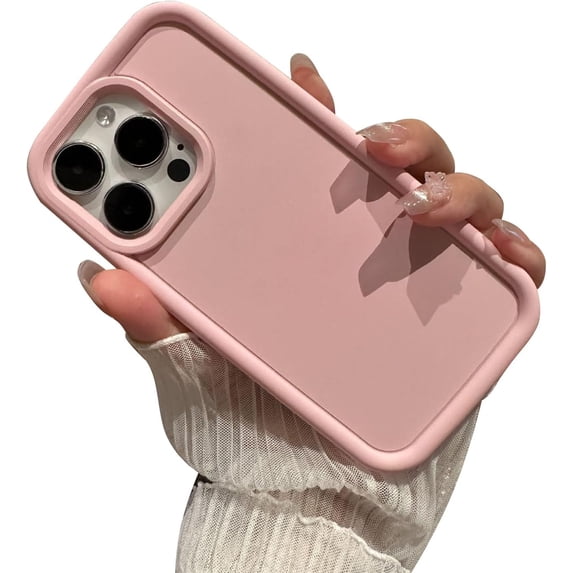 Compatible with iPhone 14 Plus for Women/Girls, Candy Color Silicone Matte Shockproof Soft Bumper Phone Cases for iPhone 14 Plus, Pink