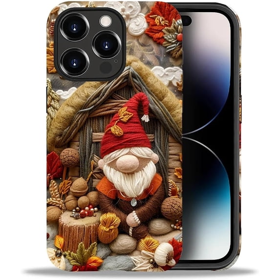 Compatible with iPhone 14 Pro Case, Fall Men Embroidery 14 Pro 2 in 1 ...