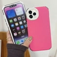 thumbnail image 1 of Compatible with iPhone 14 Pro Max 360 Degree Full Body Protection Rugged Weave Texture Protection Shockproof Cover for Women Girls Man-Pink, 1 of 10