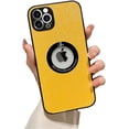 thumbnail image 1 of Compatible with iPhone 14 Pro Max Case Glitter Bling Sparkly Shiny Case Camera Protection Soft TPU Shockproof Back Cover for Women Girl Yellow, 1 of 8