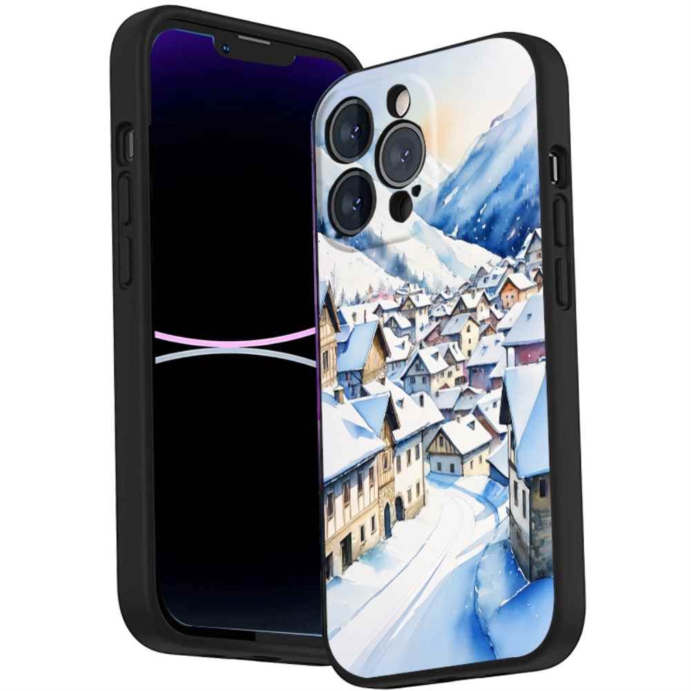 Compatible with iPhone 14 Pro Phone Case, snowyrooftops195 Case