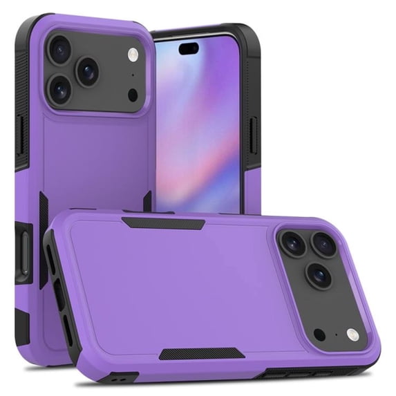 Compatible with iPhone 15 Case, Dual Layer PC+TPU Heavy Duty Rugged ...
