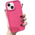 thumbnail image 1 of Compatible with iPhone 15 Case Silicone Rose for Women Soft Gel Rubber Protective Cover Slim Thin Phone Case for iPhone 15, 1 of 7