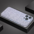 thumbnail image 1 of Compatible with iPhone 15 Plus Bling Glitter Sticker Skin Wraps Shiny Sparkle Cute for Women Girls Girly Luxury Sticker 2 Pack Silver, 1 of 6