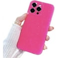 thumbnail image 1 of Compatible with iPhone 15 Pro Case Glitter Bling Cute Women Girl Phone Case Soft Twinkle Sparkly Protective Case for iPhone 15 Pro-Hot Pink, 1 of 14