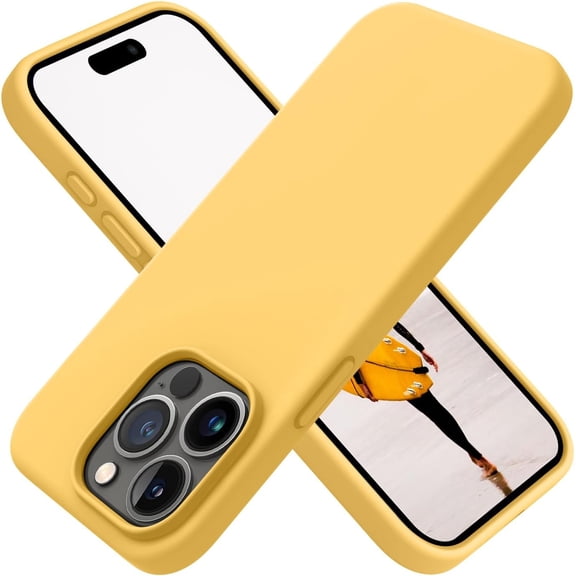 Compatible with iPhone 15 Pro Max Case, Silicone Shockproof Slim Thin Phone Case for iPhone 15 ProMax Case(6.7 inch), (Stone)
