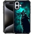 thumbnail image 1 of Compatible with iPhone 16 Case, Lonely Wolf 2 Case for Men Woman, Anti-Scratch Soft TPU Shockproof Unique Protective Cover Pattern Design, 1 of 7
