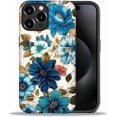 thumbnail image 1 of Compatible with iPhone 16 Pro Case, Blue Flower Soft TPU + Hard PC 2-in-1, Anti-Scratch Soft TPU Shockproof Unique Protective Cover Pattern Design, 1 of 6