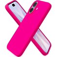 thumbnail image 1 of ORNARTO Compatible with iPhone 17 Case 6.3, Slim Liquid Silicone 3 Layers Full Covered Soft Gel Rubber Phone Case Protective Cover 6.3 Inch, Hot Pink, 1 of 13