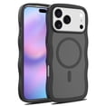 thumbnail image 1 of Compatible with iPhone 17 Pro Max Case,Fit for Magsafe,Shockproof Anti-slip Anti-drop,Wavy Design,Slim Magnetic Phone Protective Cover, 1 of 8