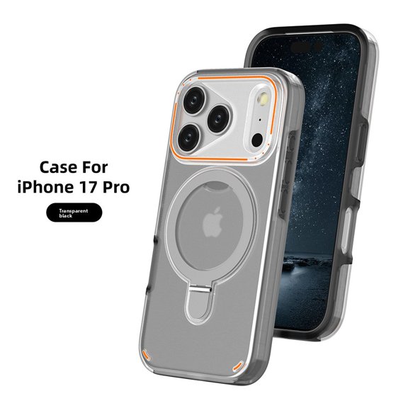 Compatible with iPhone 17 magnetic phone case, 17 AIR car magnetic navigation phone case, office desktop case.